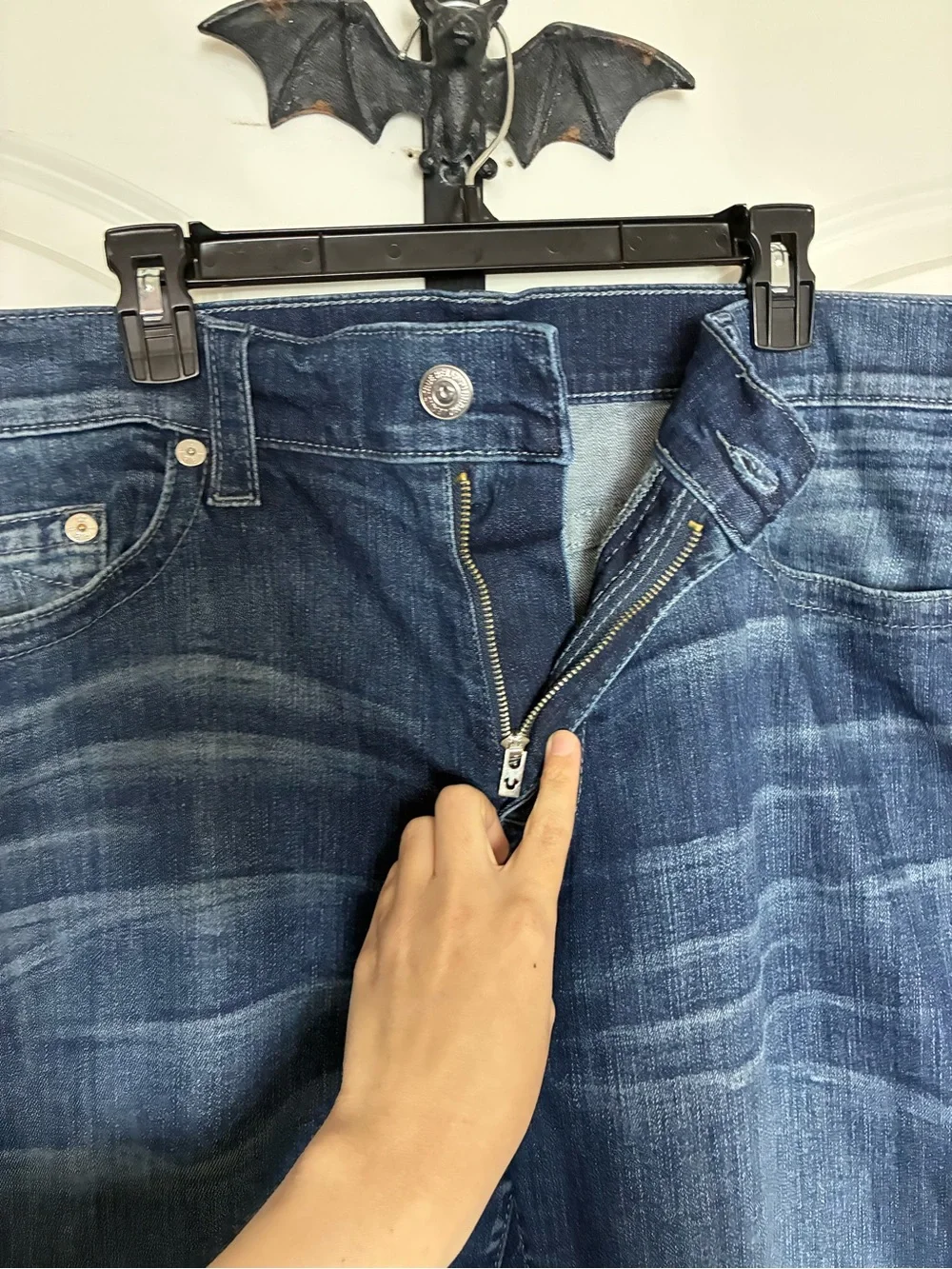 True Religion Men's Indigo Straight Jeans size 40
